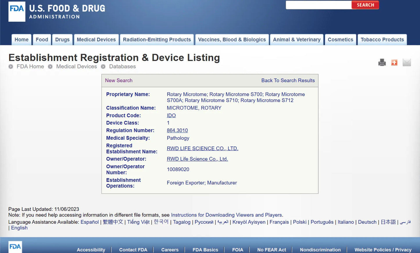 Minux® S700A Rotary Microtome