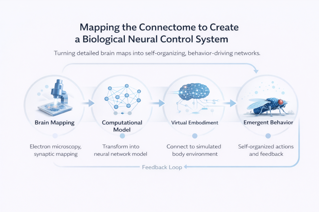🧠 From Connectome to Behavior: Can a Simulated Brain Control a Body?