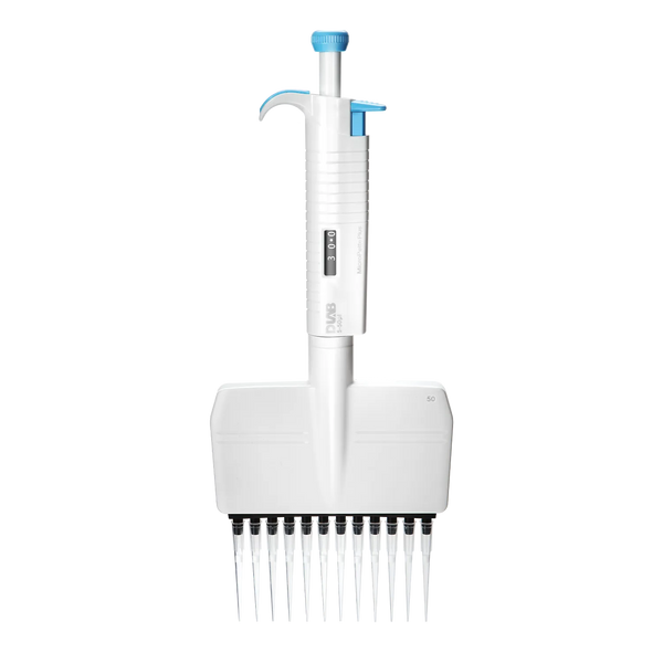 DLAB MicroPette Plus 12-channel Adjustable Volume Mechanical Pipettes