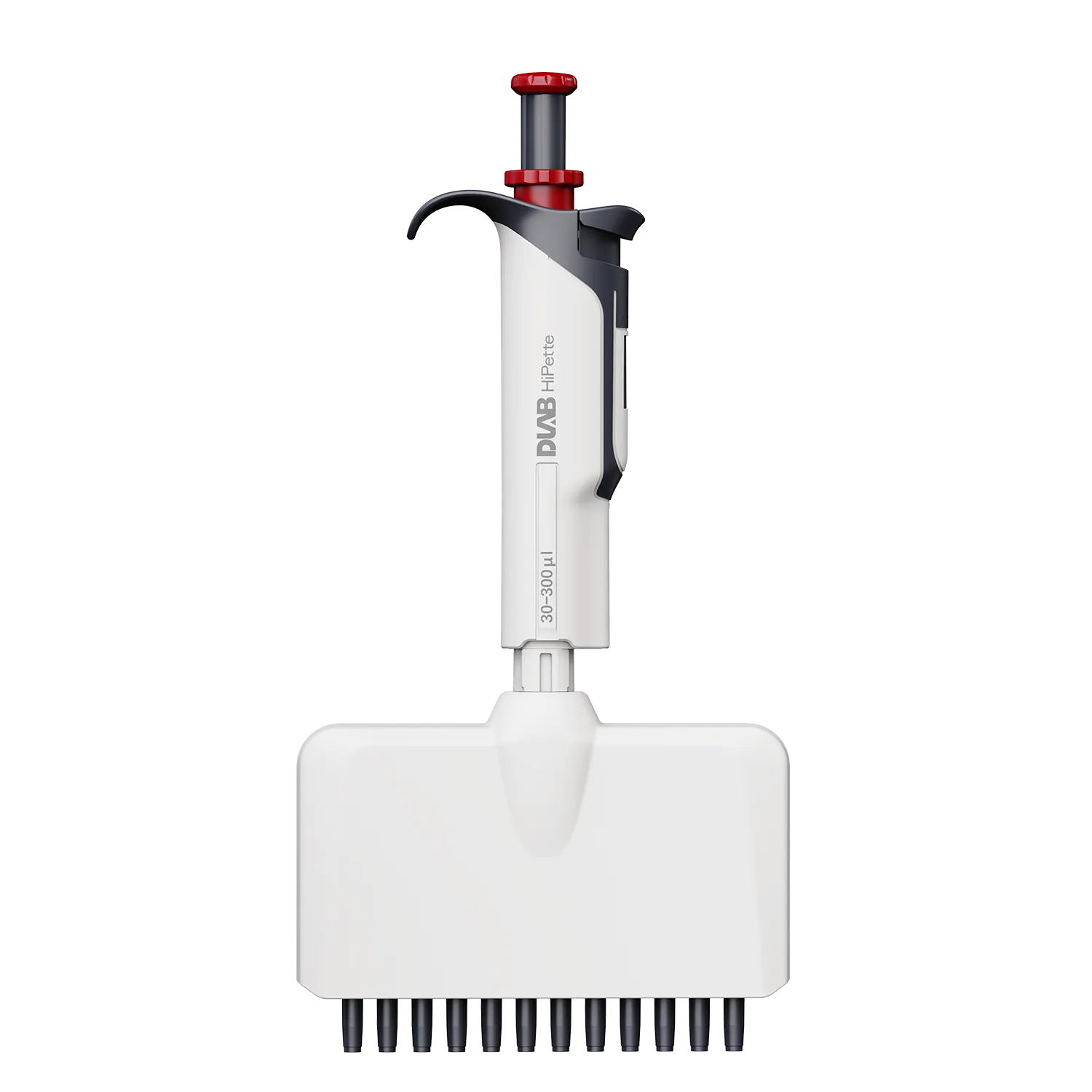 DLAB HiPette Fully Autoclavable Manual 12-Channel Adjustable Color-Coded Pipette