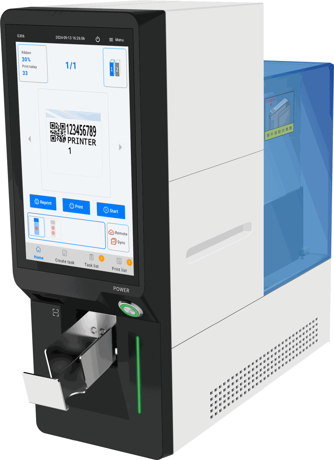 Zenith Biomedical Slide Thermal Printer G306