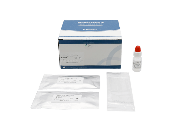 BioPerfectus Malaria Pf (HRP2/pLDH) Ag Rapid Test Kit - Standard package (Cassette + Micropipette + Assay buffer)