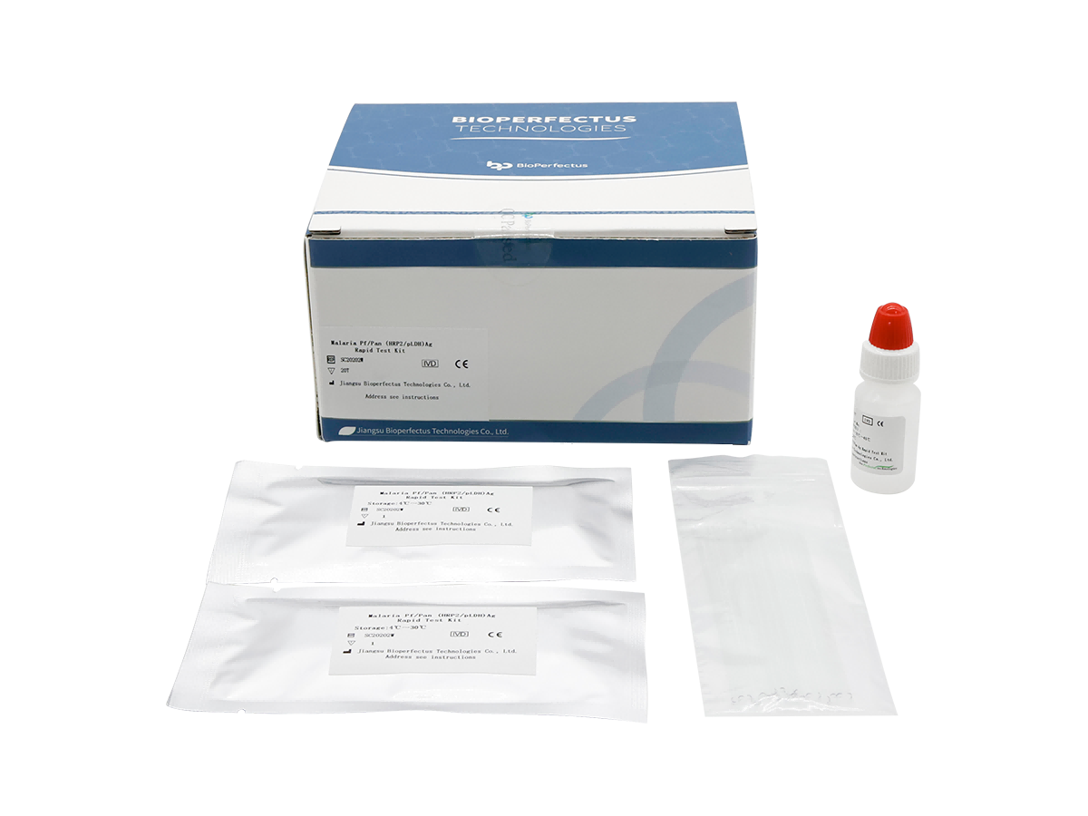 Malaria Pf/Pan (HRP2/pLDH) Ag Rapid Test Kit - Standard package (Cassette + Micropipette + Assay buffer)