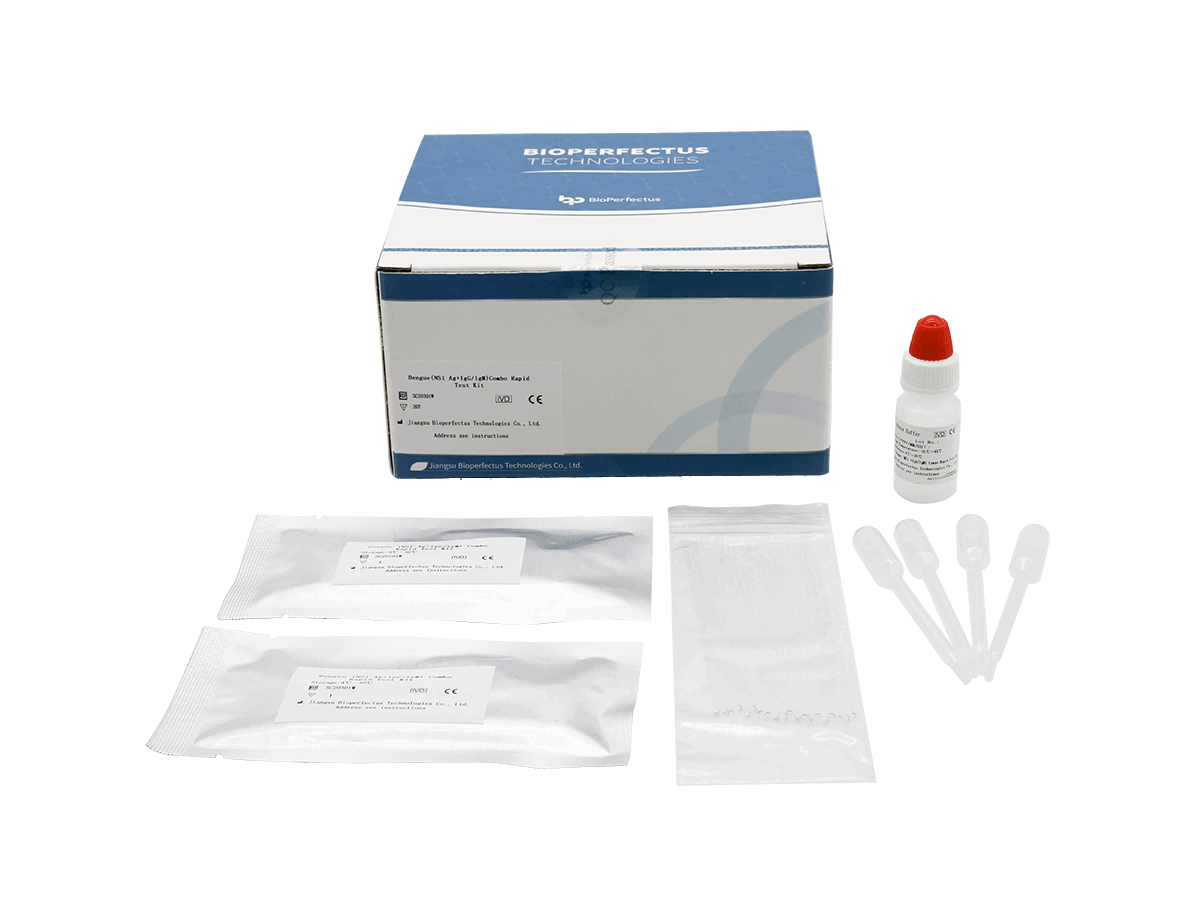 BioPerfectus Dengue (NS1 Ag+IgG/IgM) DUO Rapid Test Kit (Cassette + Pipette + Assay buffer)