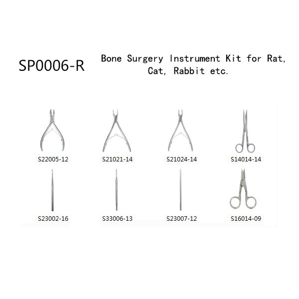Surgery Instrument Kit for Mice, Rat, Small Animals