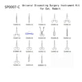 Surgery Instrument Kit for Mice, Rat, Small Animals