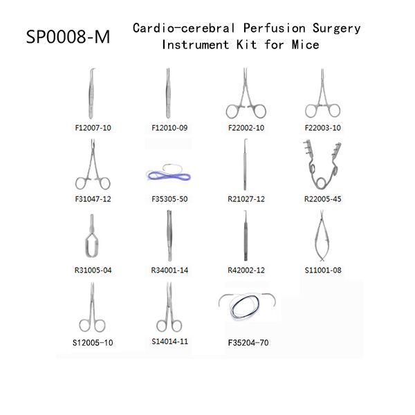 Surgery Instrument Kit for Mice, Rat, Small Animals