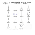 Surgery Instrument Kit for Mice, Rat, Small Animals